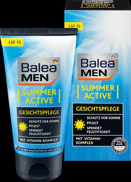 dm Balea MEN Crema viso Summer Active (Crema da giorno, SPF 15)