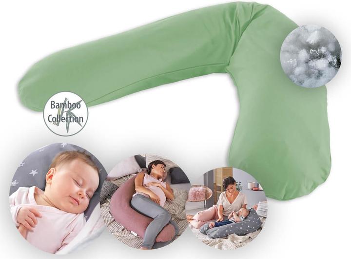 Actual product image Theraline Nursing pillow "The Original" with polyester hollow fibre filling incl. cover 190 cm (190 cm)