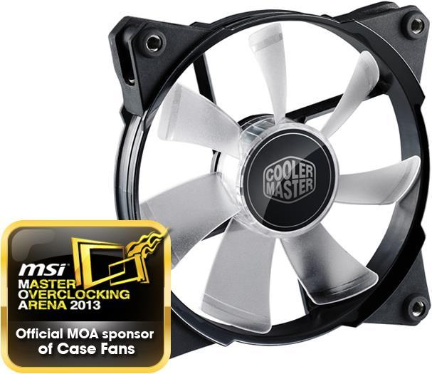 Produktbild Cooler Master Jetflo 120 White LED PWM (120 mm)