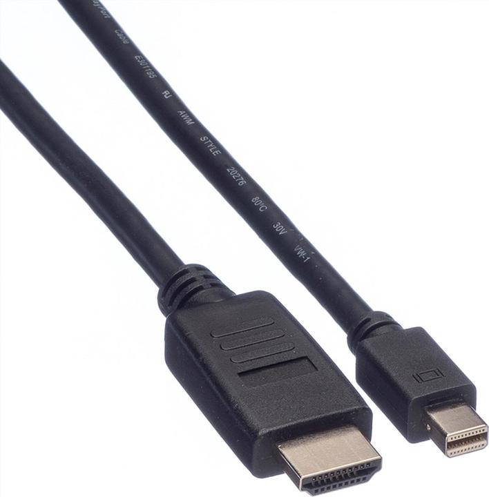 Value Mini DisplayPort - HDMI (Type A) (1 m, DisplayPort, HDMI)
