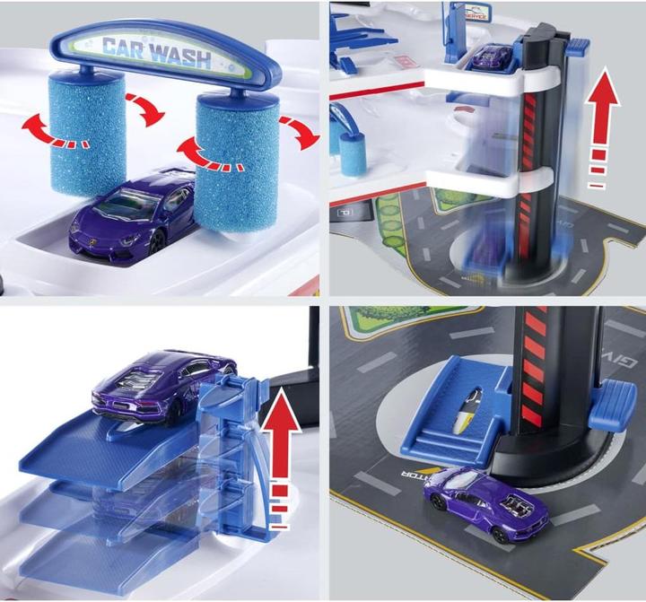 Produktbild Majorette Urban Garage mit 5 Autos