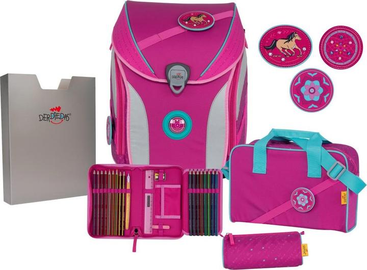 Produktbild Derdiedas ErgoFlex Max Schulrucksack Set Boho (22 l)