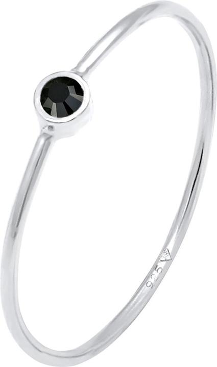 Produktbild Elli Ring Stapelring Basic Kristalle 925 Silber (50, 925 Silber)