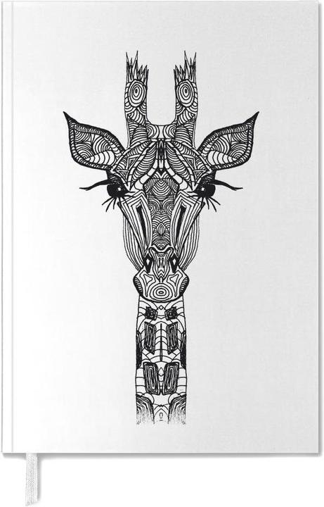 Produktbild Juniqe Black Giraffe - (A5, Englisch)