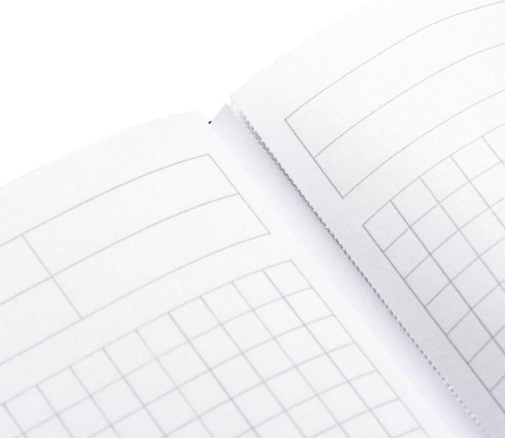 Produktbild König & Ebhardt Notizbuch A4 kariert schwarz 96Blatt perforierte Seiten (A4, Kariert, Harter Einband)