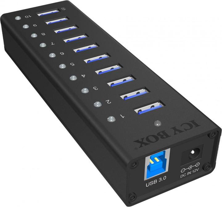 Immagine prodotto Icy Box Ib-Ac6110 (USB-B, 10 Porti)