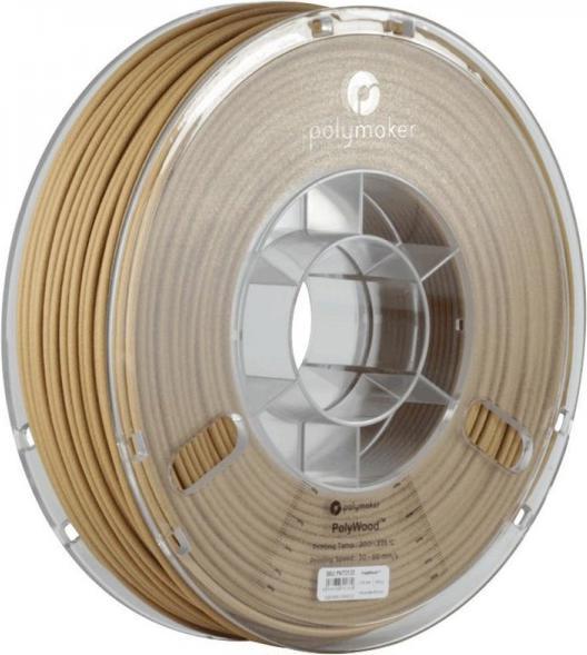 Produktbild Polymaker PolyWood - Natural - 1.75mm (Holz, 1.75 mm, 1170 g, Braun)