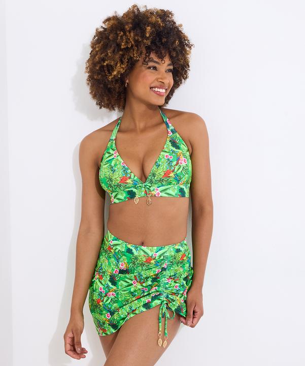 Actual product image Joe Browns Tropical Print Halter Bikini Top (36)