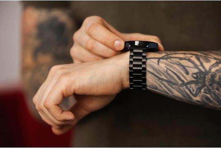 Produktbild Forcell Strap F-DESIGN FS06 strap for Samsung Watch 22 mm black (Edelstahl)
