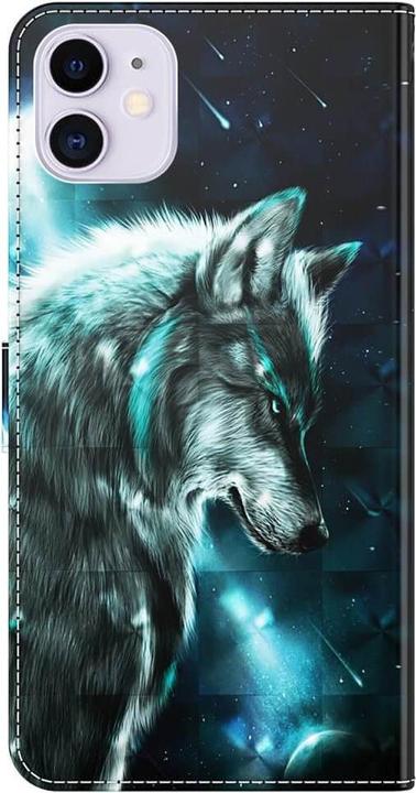 Immagine prodotto Cover-Discount iPhone 14 Pro Max - Custodia Glitter Effect Wolf (Apple iPhone 14 Pro Max)
