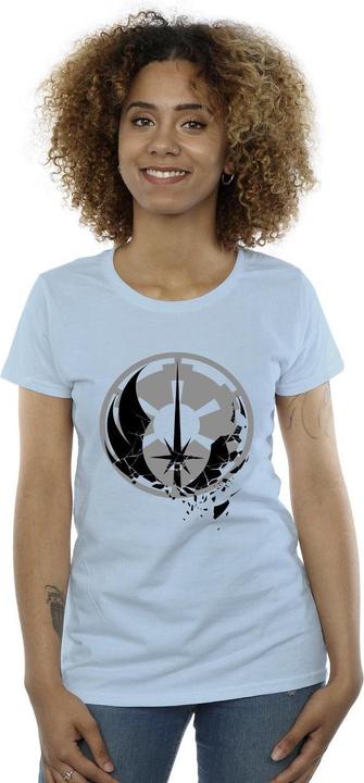 Immagine prodotto Star Wars Obi-Wan Kenobi Fractured Logos Maglietta Donna (XL)