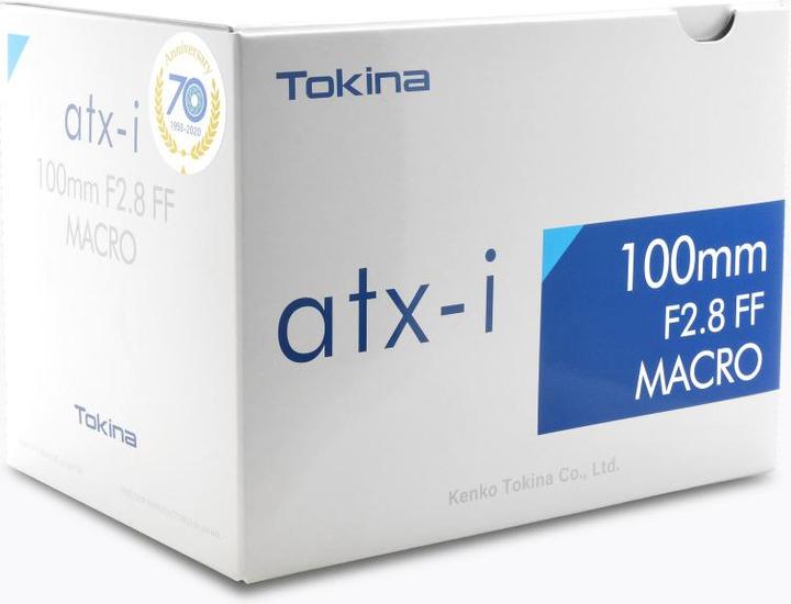Image du produit Tokina atx-i 100mm f/2.8 Plus Nikon F (Nikon F, Plein format)