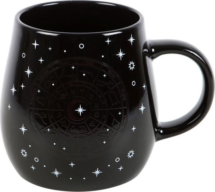 Actual product image Something Different Astrology Wheel Heat Changing Mug (500 ml, 1 x)