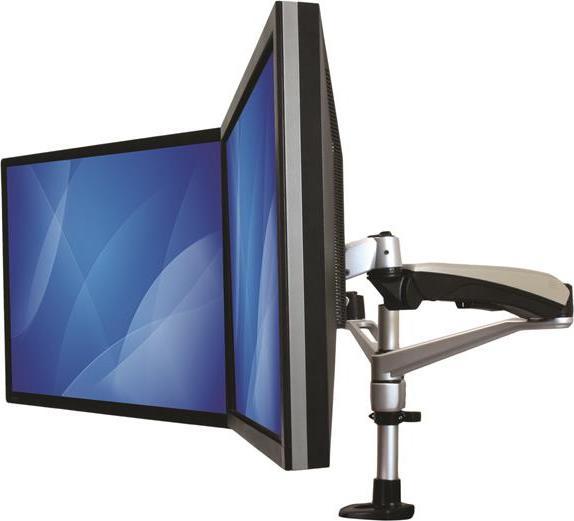 Actual product image StarTech Dual Monitor Mount - Stackable (Table, 30")