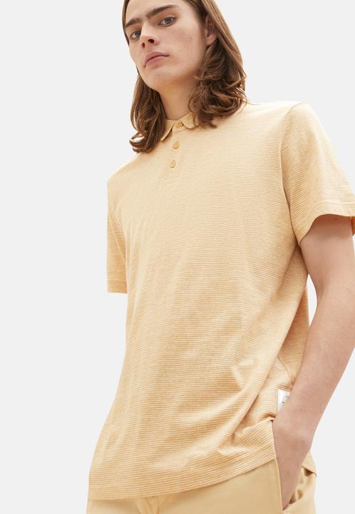 Produktbild Tom Tailor Poloshirt Kurzarmshirt mit Polokragen gestreift (XL)