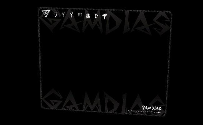 Actual product image Gamdias Mouse pad, GMM2300, Black, Size: 350 x 280 x 4 mm (M)
