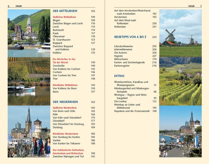 Actual product image Travel guide river cruises Rhine (German, Annette Lorenz)