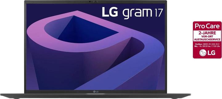 Actual product image LG Gram 17 (17", Intel Core i7-1260P, 16 GB, 512 GB, DE)