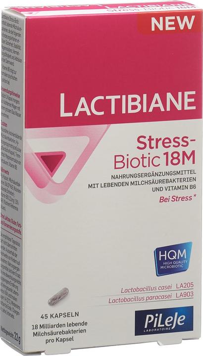 Image du produit Lactibiane Stress-Biotic 18M caps (45 pièce(s), Capsules, 46 g)