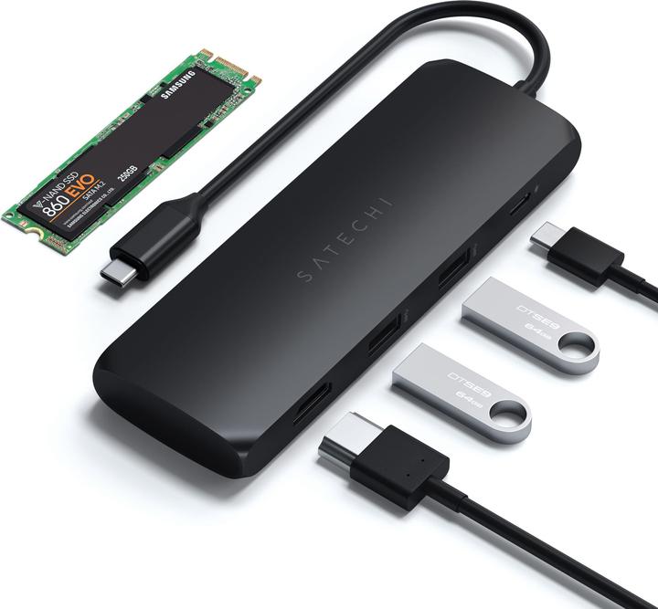 Actual product image Satechi Hybrid Multiport (USB-C, 1 Ports)