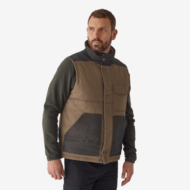 Produktbild Solognac Weste 500 wattiert strapazierfähig braun (3XL)