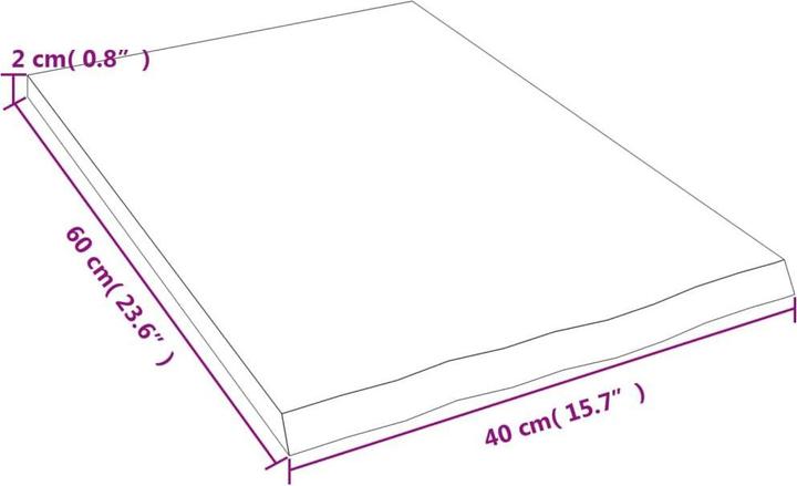Actual product image VidaXL Lian (40 x 60 x 2 cm)