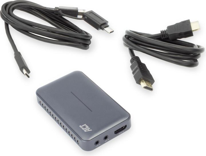 Actual product image USB-C Video Capture Card, HDMI 4K@60Hz passthrough, 4K@30Hz capture (Windows)