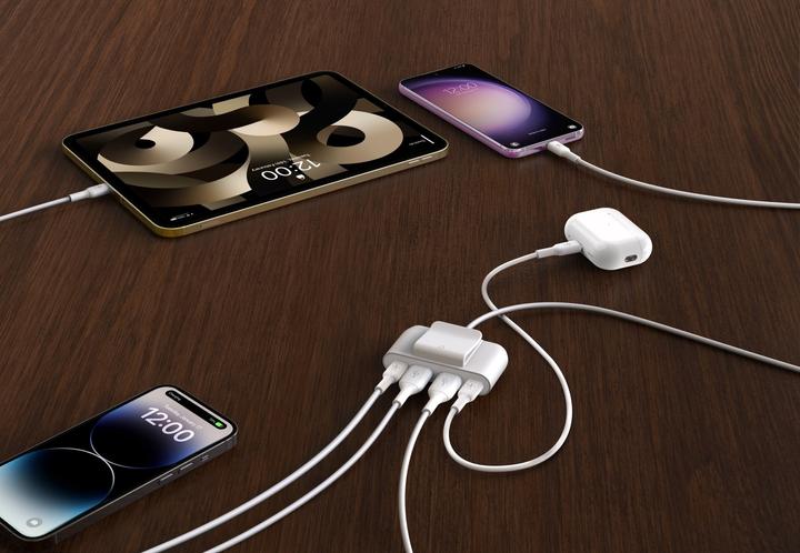 Produktbild Belkin 4-Port-USB Power Extender (USB-C, 4 Ports)