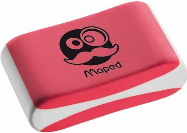Actual product image Maped Eraser Essentials Soft, small format with smileys, assorted colours