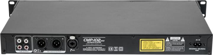 Produktbild Omnitronic DJ Einzel CD Player 19 Zoll CMP 102 MK2