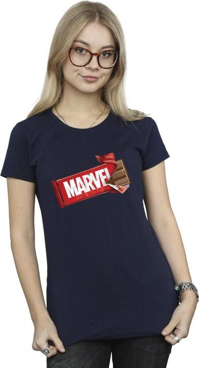 Actual product image Marvel Womens/Ladies Chocolate Cotton T-Shirt (XL)