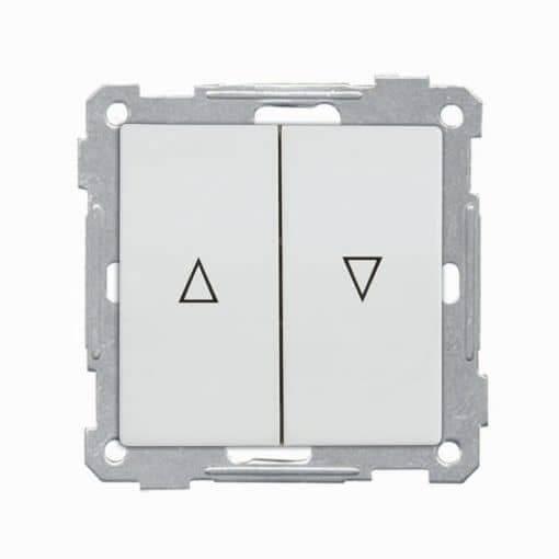 Immagine prodotto Mutlusan Pulsante per tende a modulo Candela Pulsante per tapparelle Bianco