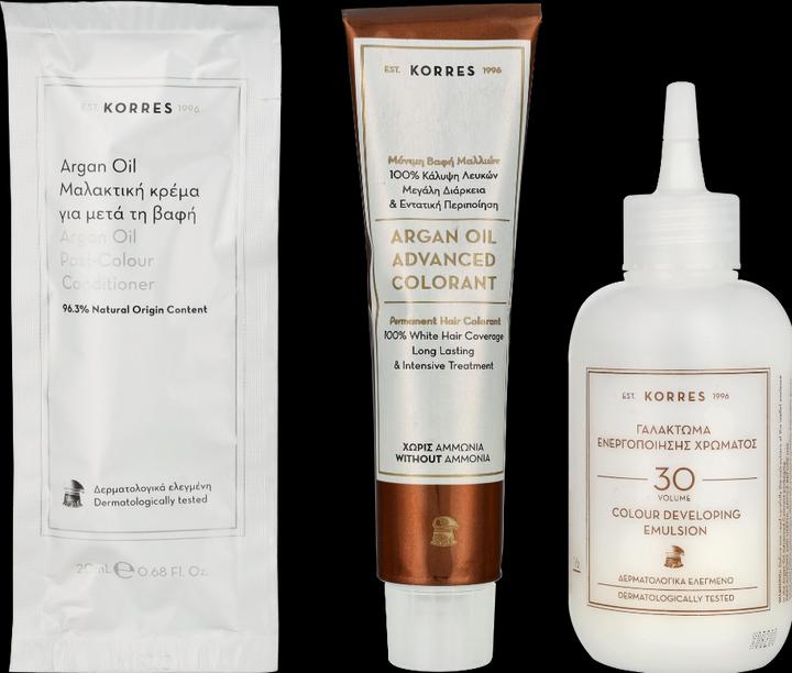Actual product image Korres Argan Oil Hair Color (No. 8.0 - Light Blonde)