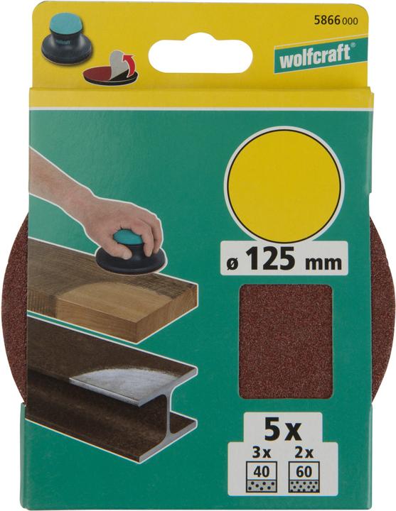 Productafbeelding wolfcraft Schuurpapier voor handschuren (40, 60)