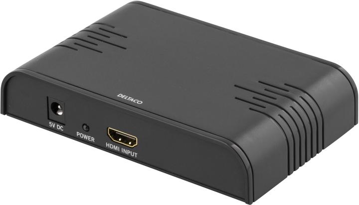 Produktbild Deltaco signalomvandlare hdmi till scart pal svart (HDMI, 8.50 cm)