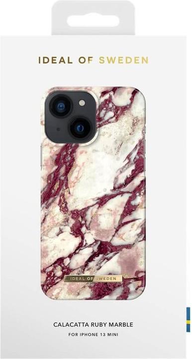 Immagine prodotto iDeal Of Sweden Designer Copertina rigida Calacatta Ruby Marble (Apple iPhone 13 mini)