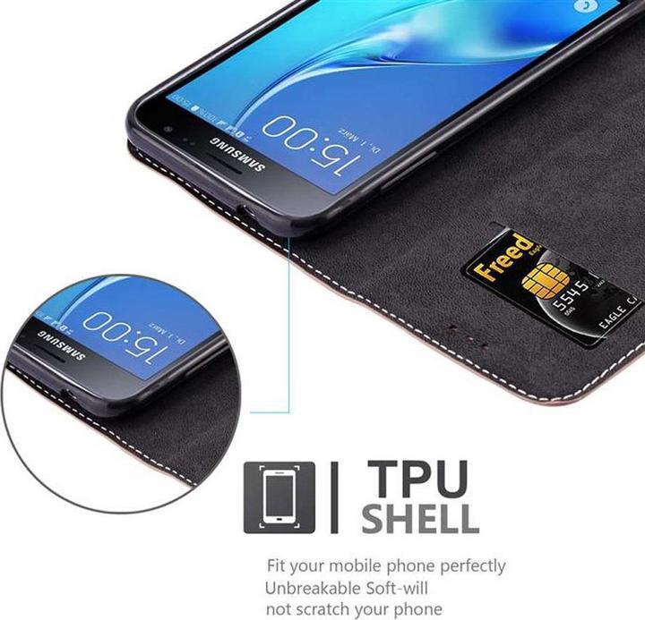 Produktbild Cadorabo Book X-Wallet Cover (Samsung Galaxy J3)