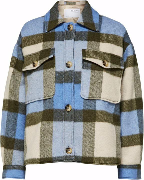 Selected Femme Giacca con camicia a quadri