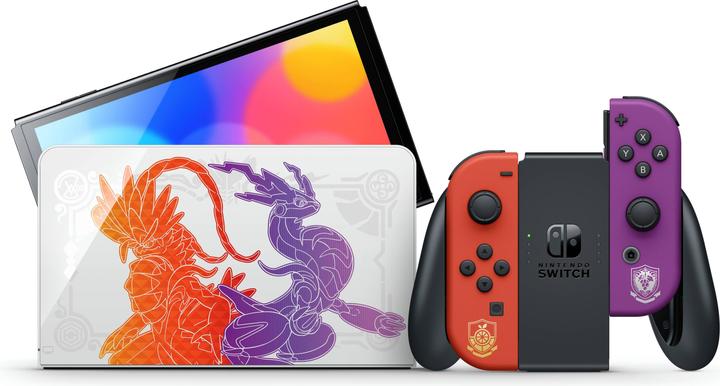 Produktbild Nintendo Switch (OLED-Modell) Pokémon Karmesin & Purpur-Edition