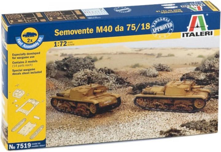 Produktbild 1:72 Semovente M40 da 75/18, 2 pcs