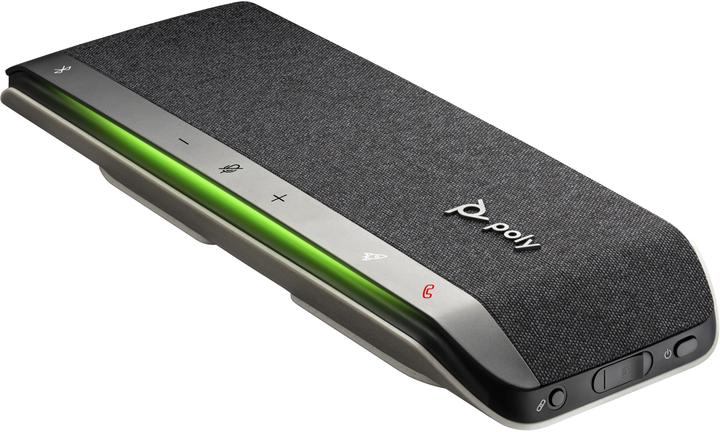 Produktbild Poly HP Sync 40+M Microsoft Teams Certified Speakerphone, Mobiltelefon/PC, Schwarz, Silber, 55 dB, 1
