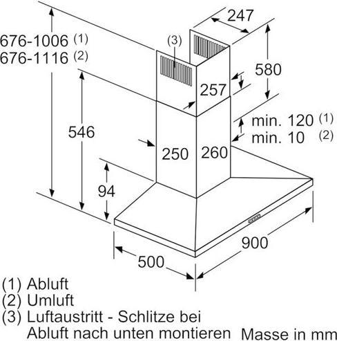 Image du produit Bosch Hausgeräte DWQ96DM50 (Hotte îlot)