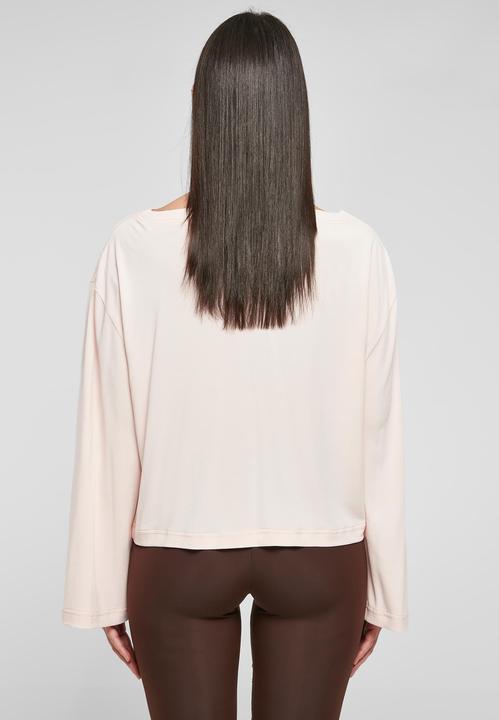 Actual product image Urban Classics Ladies Short Modal Bateau Neckline Longsleeve (XS)