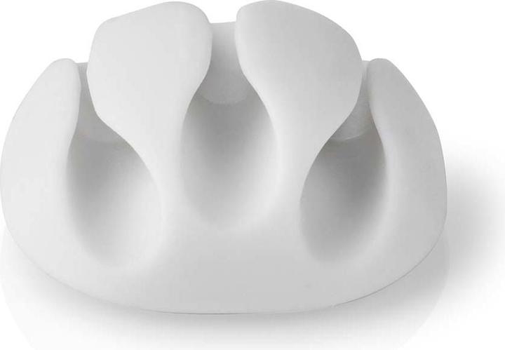 Immagine prodotto Nedis Gestione dei cavi Clip per cavi bloccati 4 pezzi Spessore massimo del cavo: 5 mm Silicone 35 mm