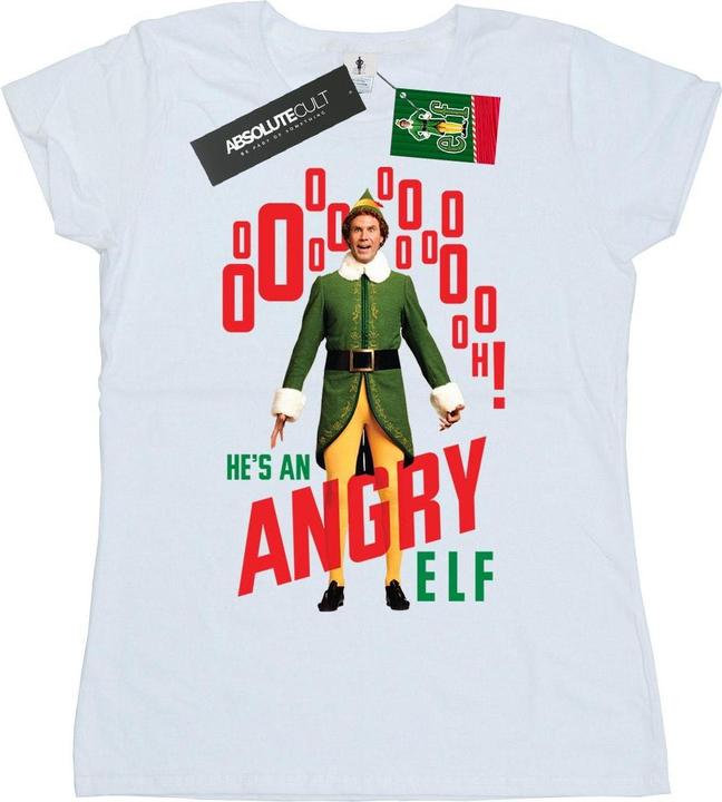 Actual product image Elf Womens/Ladies Angry Cotton T-Shirt (M)