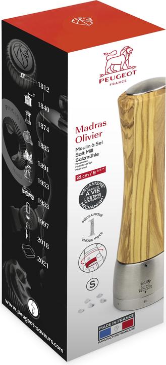 Produktbild Peugeot Madras U'SELECT Zirlion Salzmühle 21 cm (Salz)