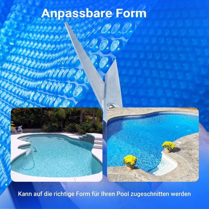 Produktbild Wiltec Pool Solarfolie 5m Rund Poolabdeckung Solarplane Poolheizung 120µ
