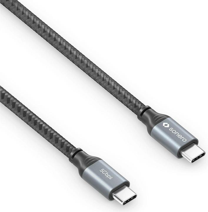 Produktbild Sonero USB-Kabel USB C - USB C 1 m (1 m, USB 3.2 Gen 1)