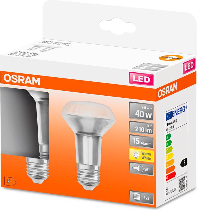 Produktbild Osram Star (E27, 2.60 W, 210 lm, 3 x, F)