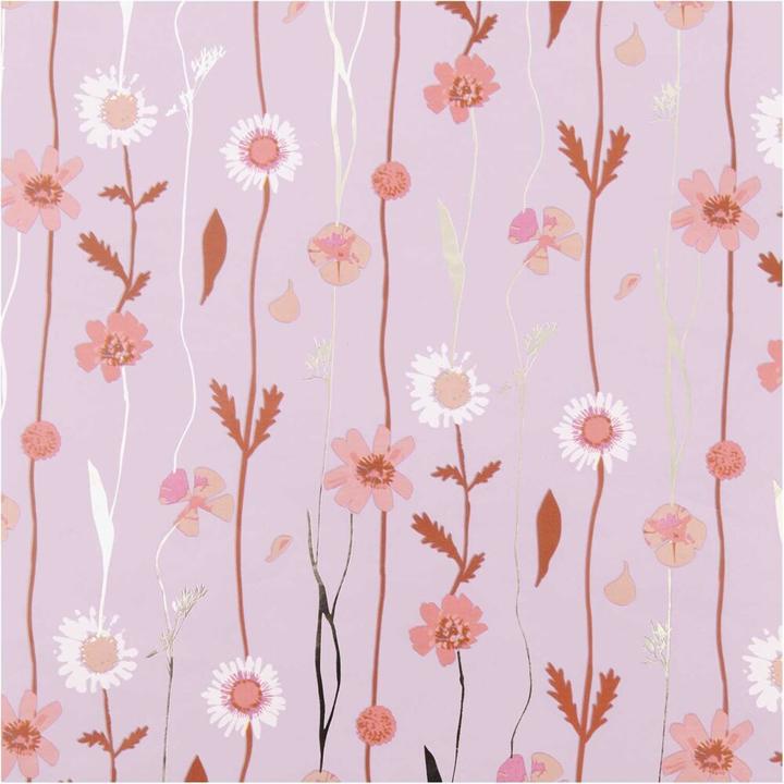 Produktbild Rico Design Geschenkpapier Blumenranken Flieder 70cmx2m (Geschenkpapier, 1 x)